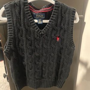 Black 2T Polo by Ralph Lauren sweater vest